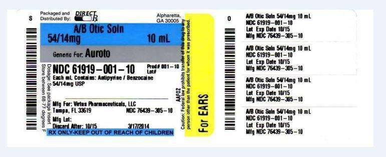 ANTIPYRINE AND BENZOCAINE